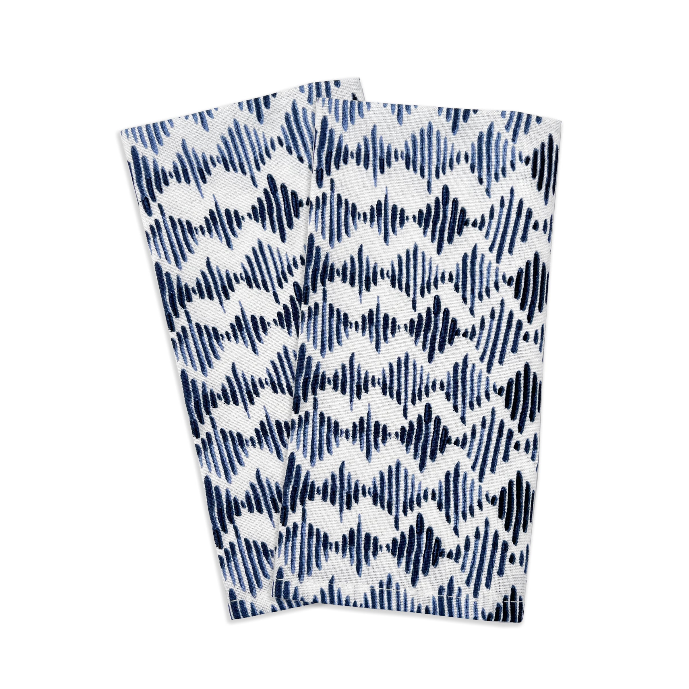 Serviettes de table Blue Bay Diamond - Lot de 2