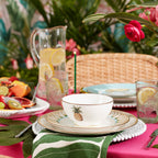 Bol à riz en bambou de style colonial britannique