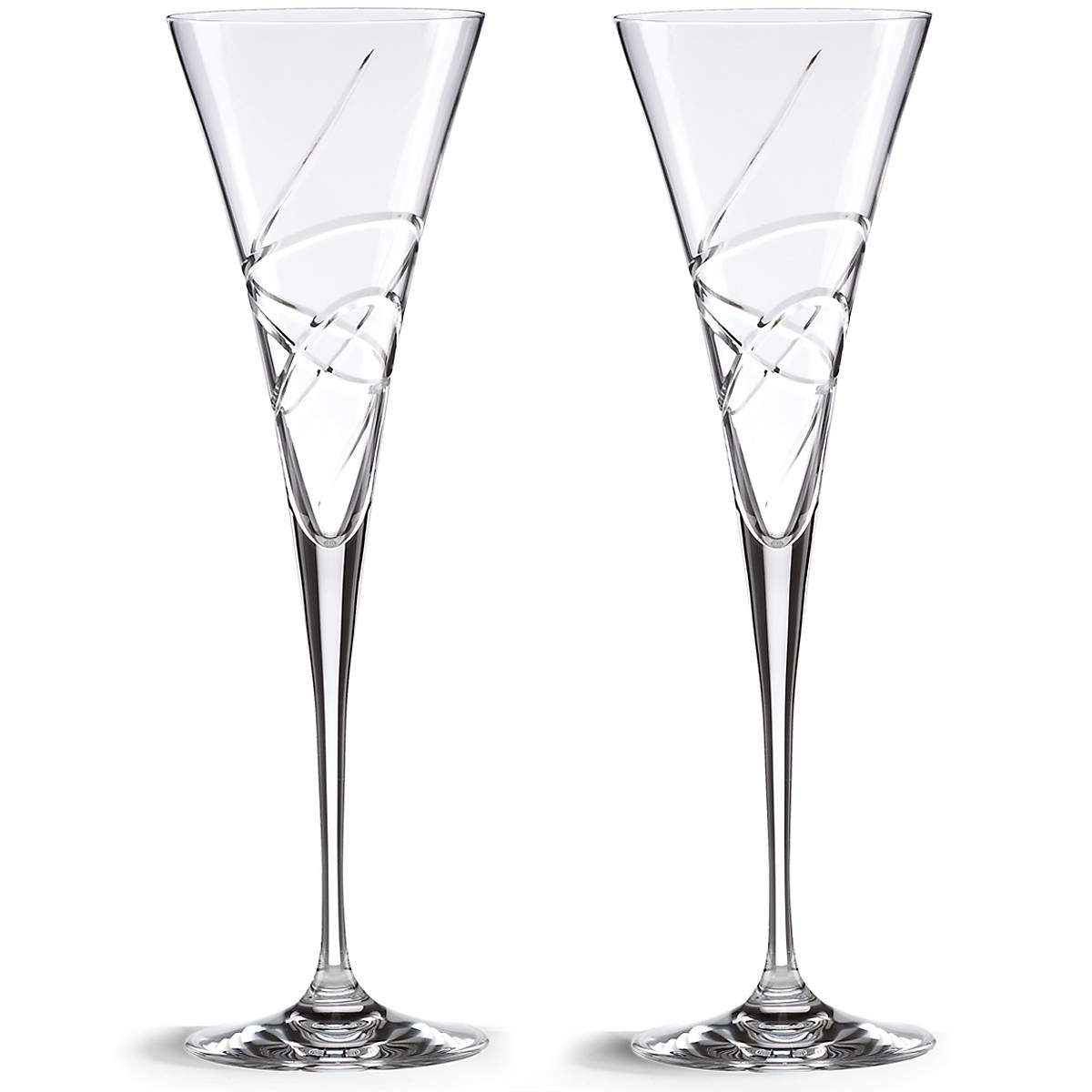 Ensemble de flûtes à champagne Adorn Crystal (2 pièces)