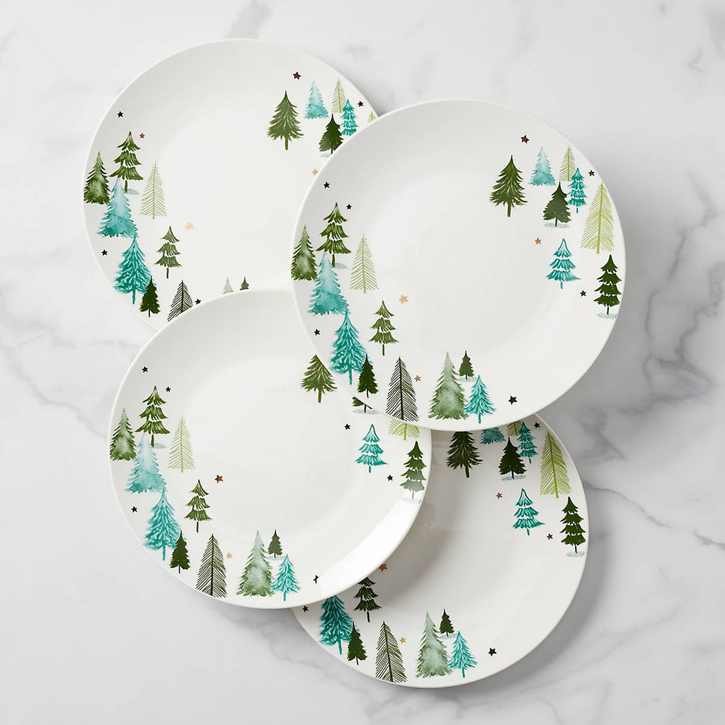 Assiettes plates Balsam Lane - Lot de 4