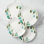 Assiettes plates Balsam Lane - Lot de 4