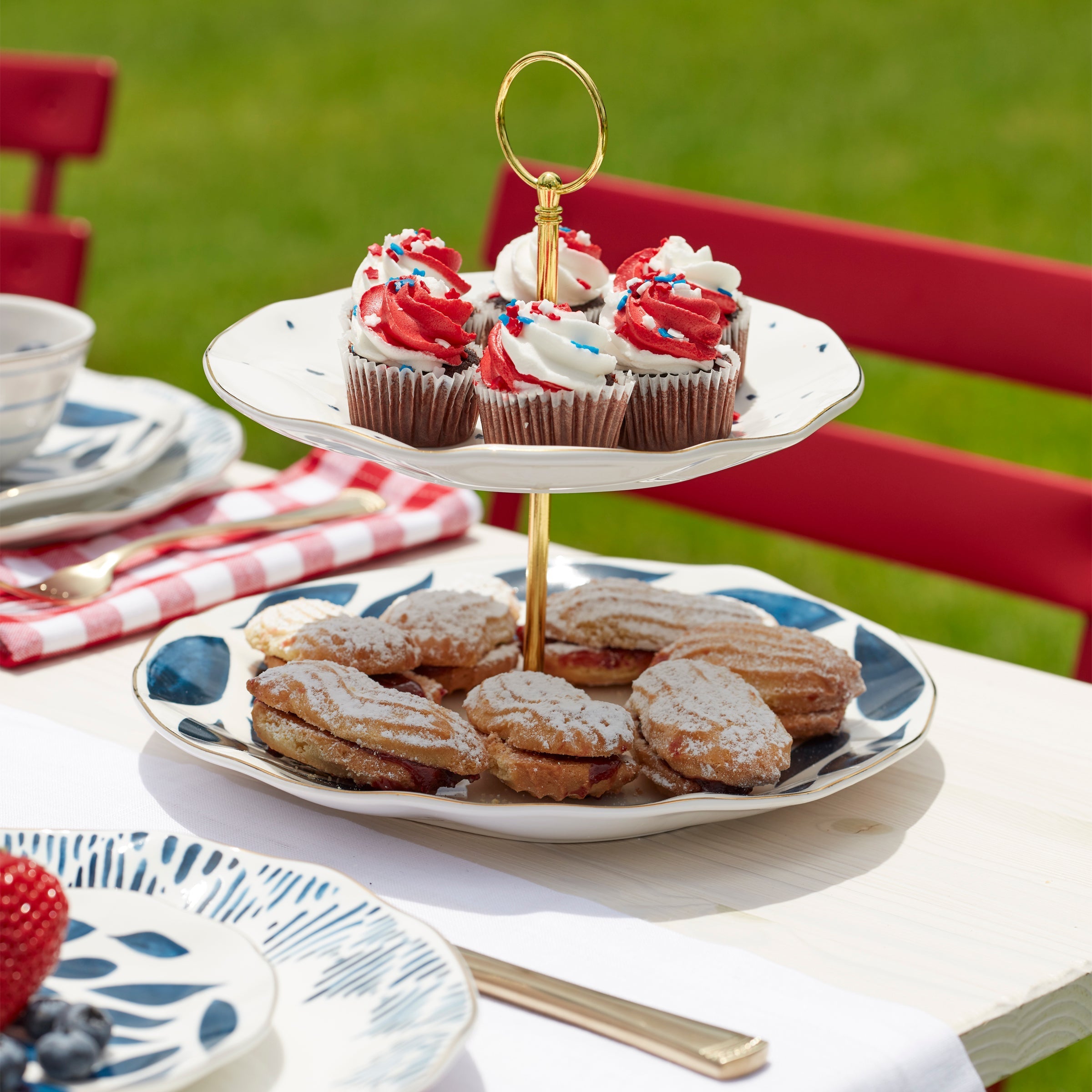 Serveur à deux niveaux Blue Bay