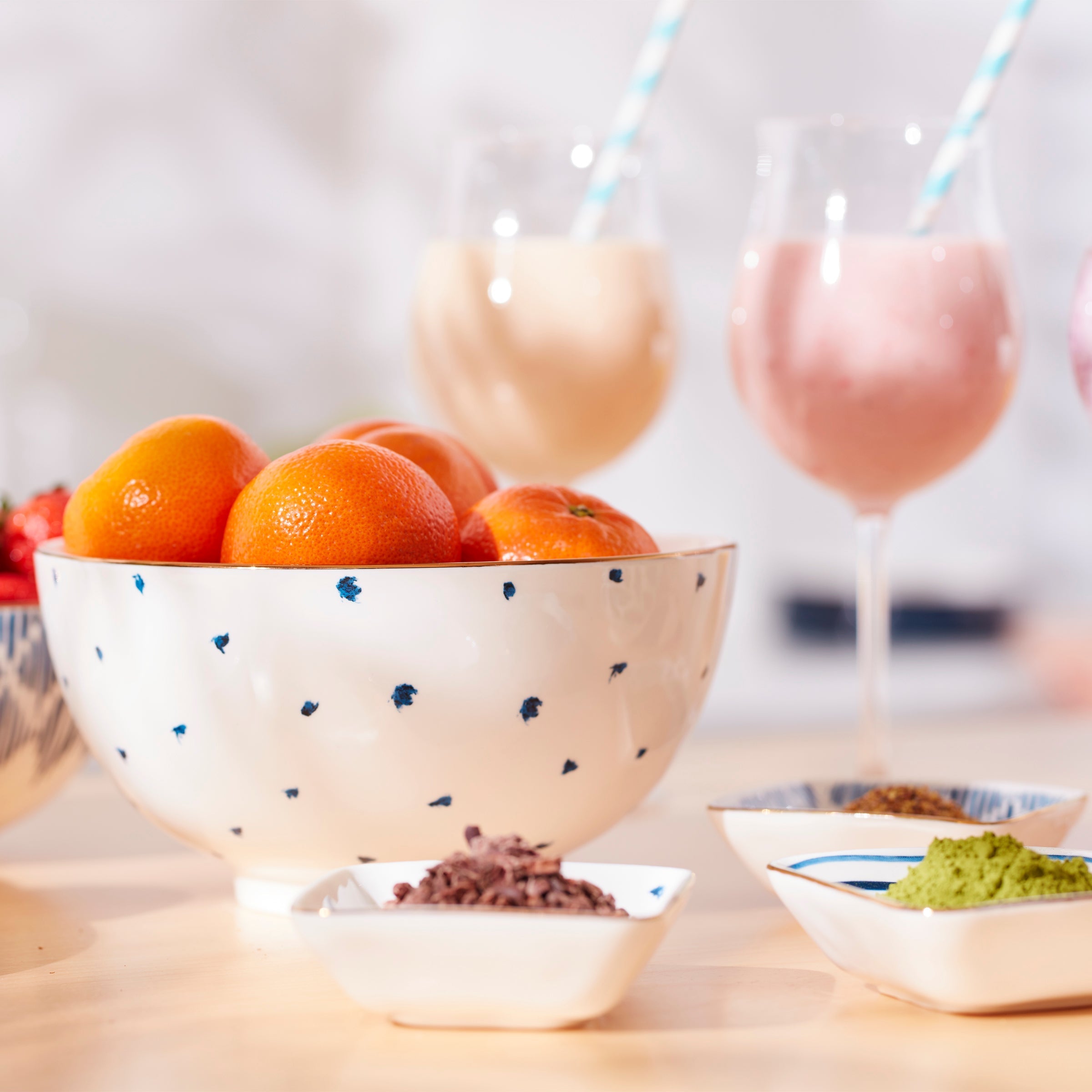 Bols à trempette empilables Blue Bay - Ensemble de 4