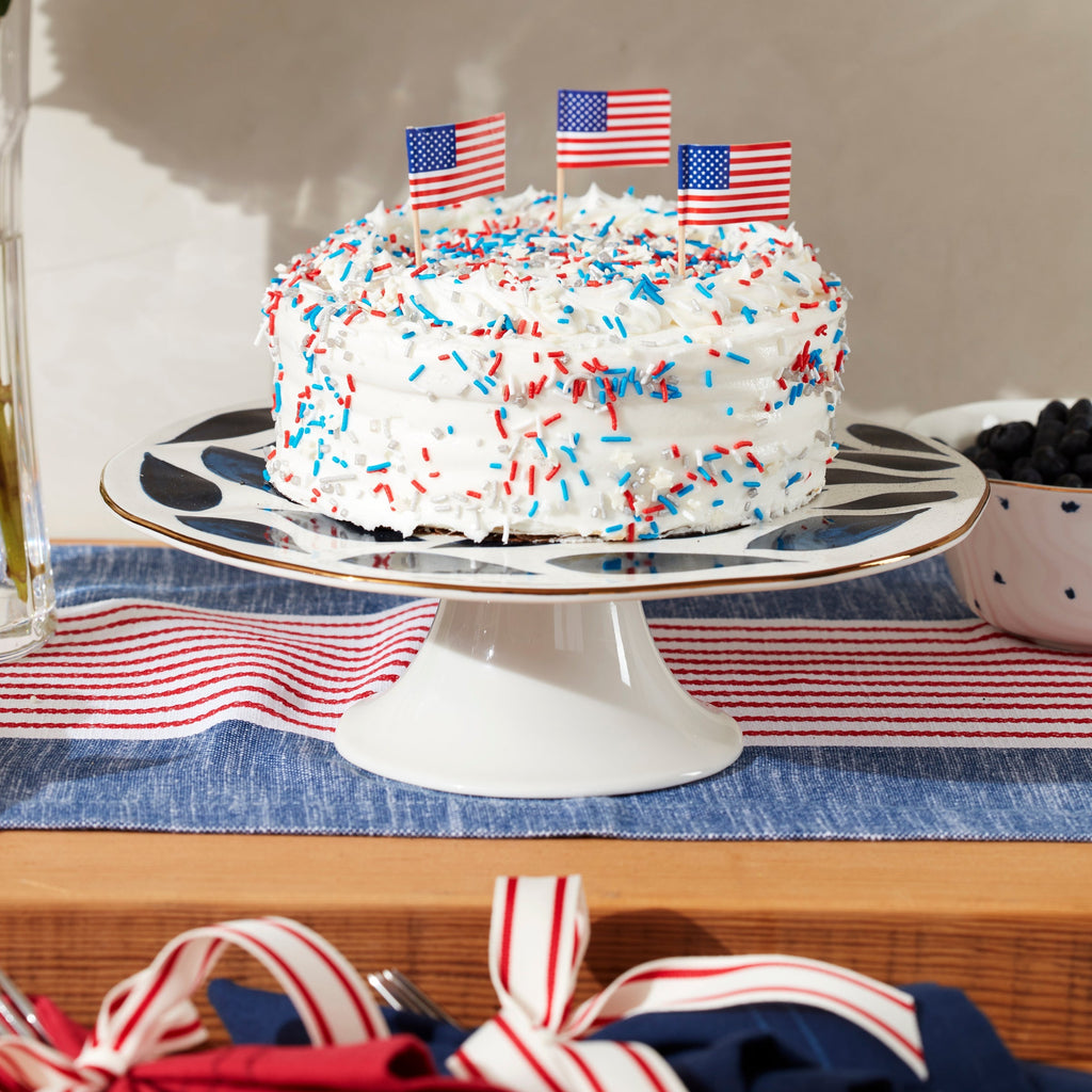 Assiette à gâteau Blue Bay