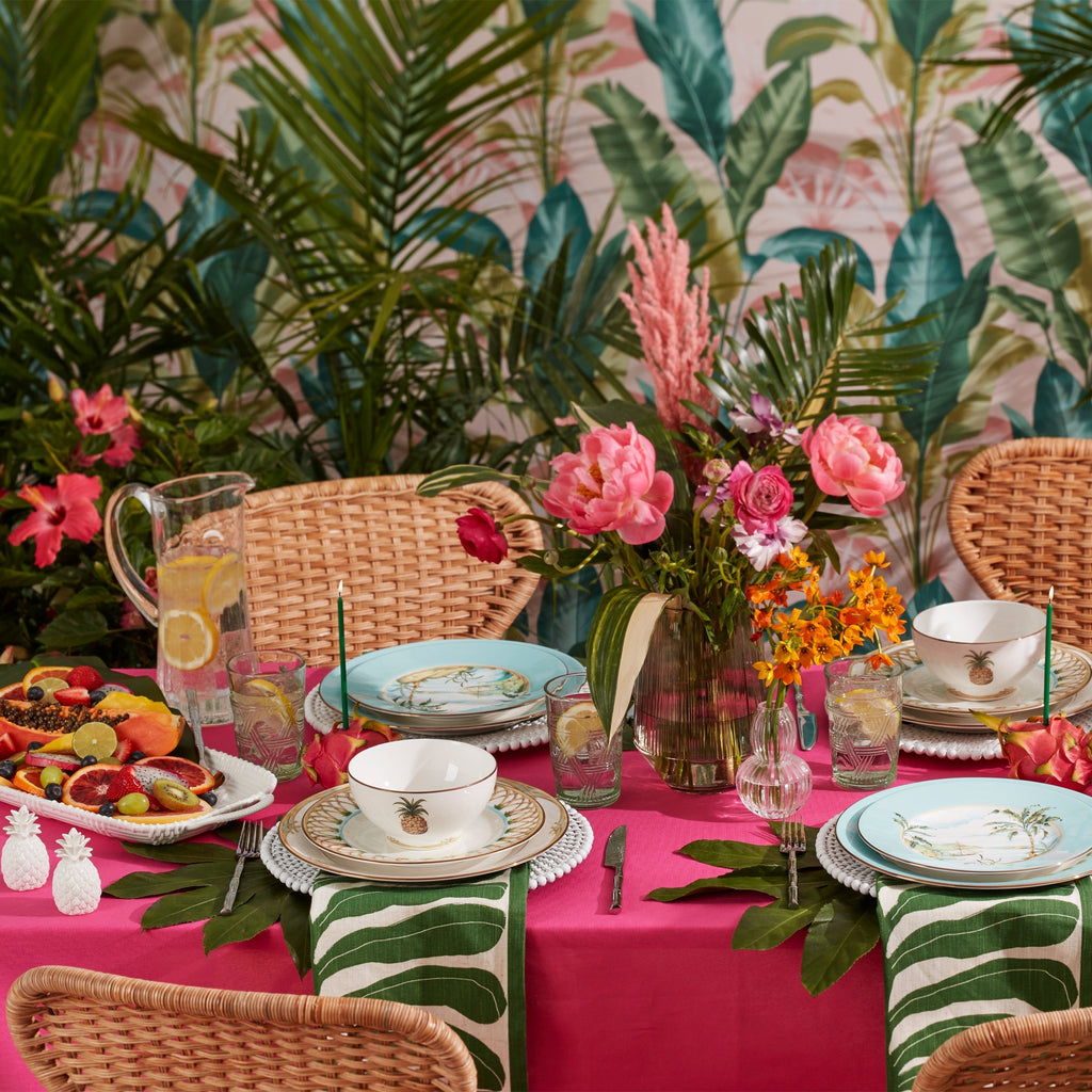 Bol à riz en bambou de style colonial britannique