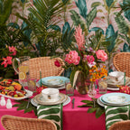 Bol à riz en bambou de style colonial britannique