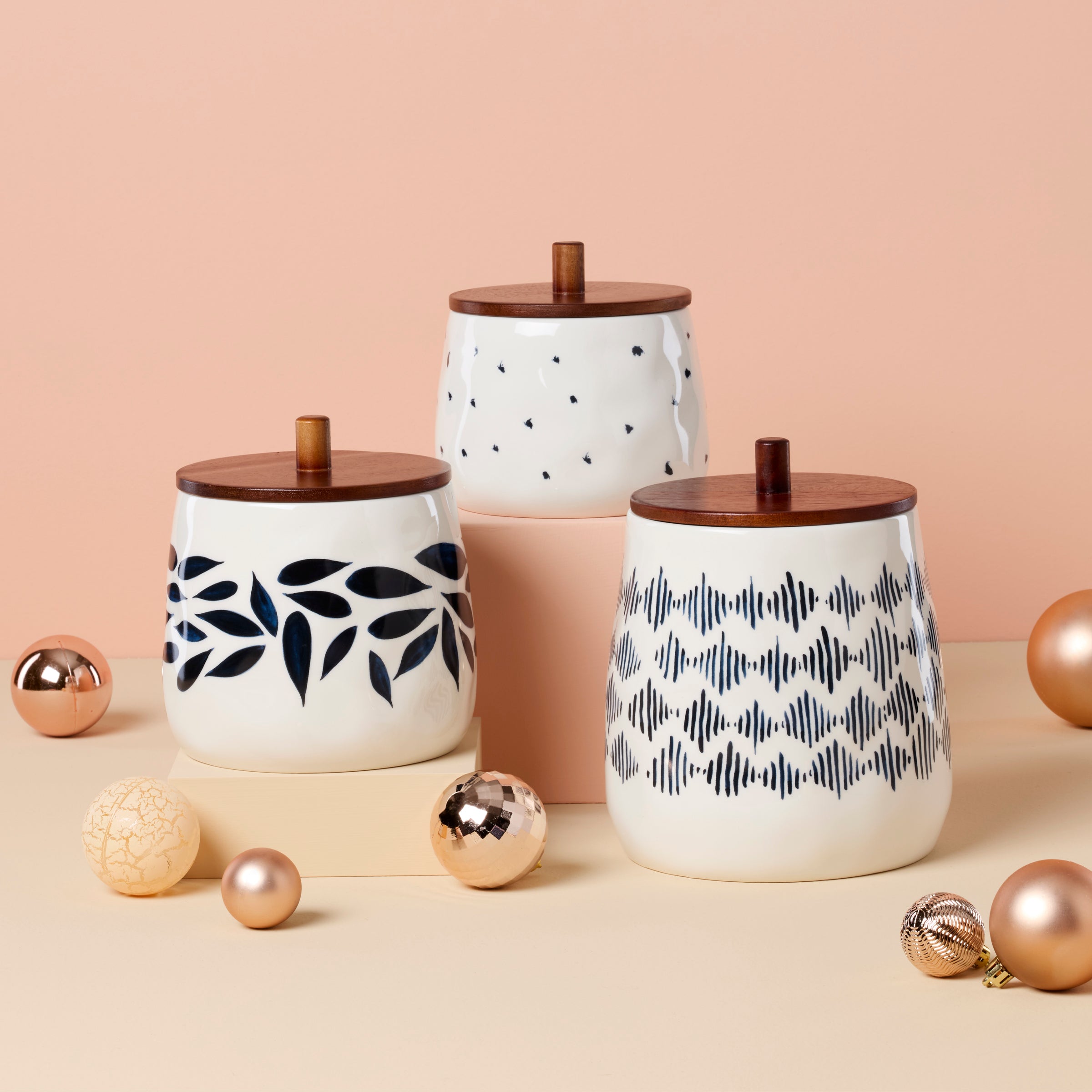 Ensemble de 3 boîtes de rangement Blue Bay