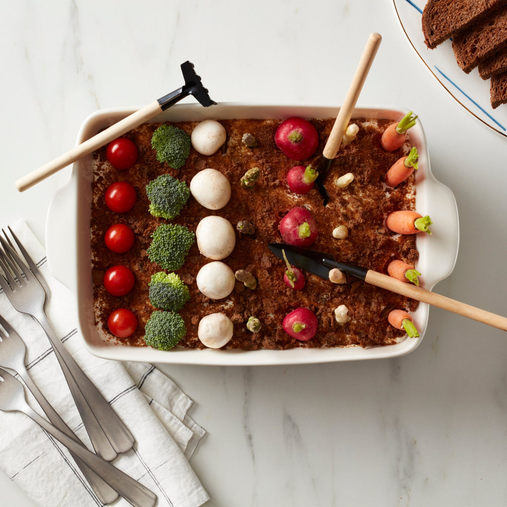 Ensemble de 2 plats à four rectangulaires Blue Bay