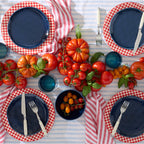 Assiettes décoratives Bay Colors bleues - Lot de 4