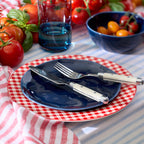 Assiettes décoratives Bay Colors bleues - Lot de 4