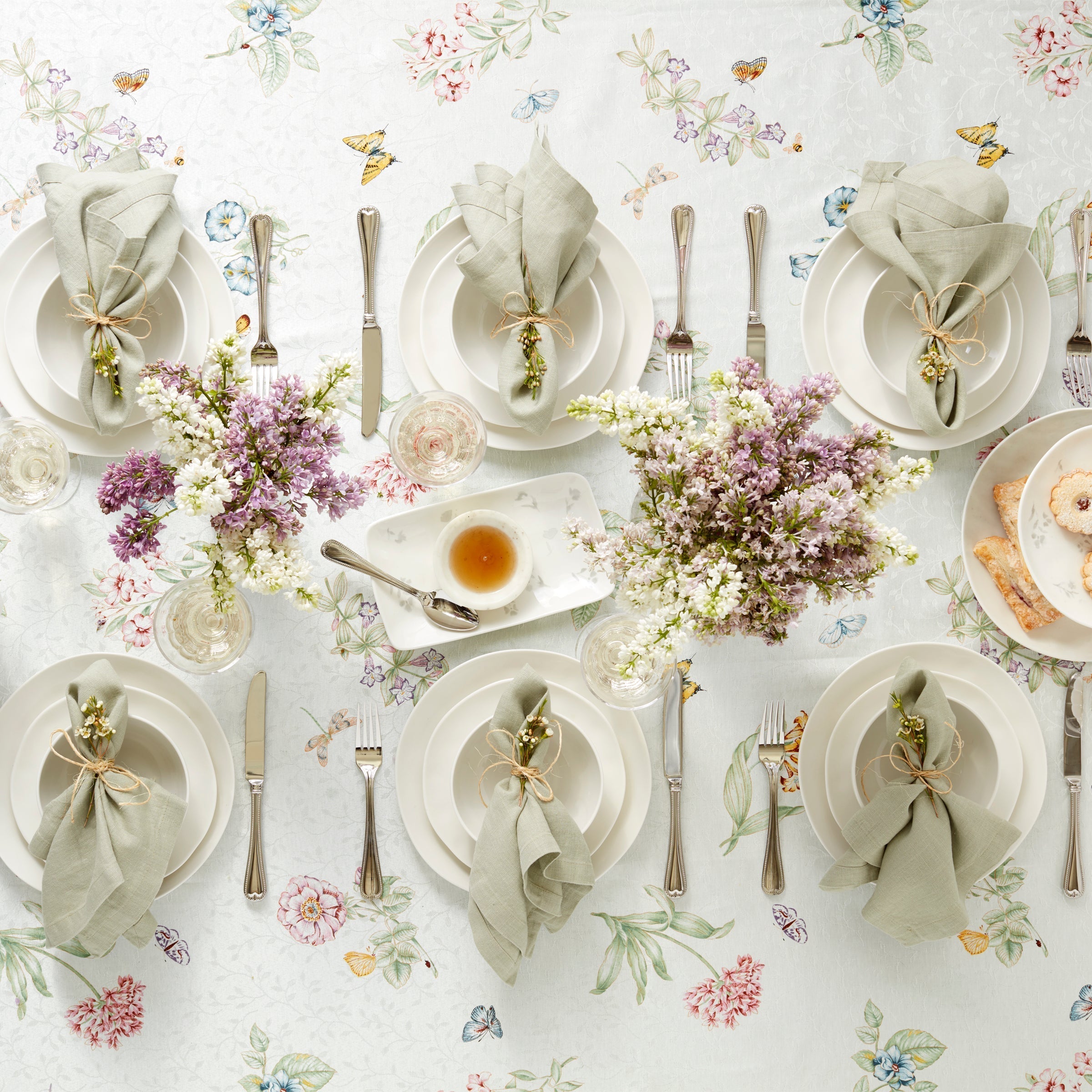 Assiettes décoratives blanches Bay Colors - Lot de 4