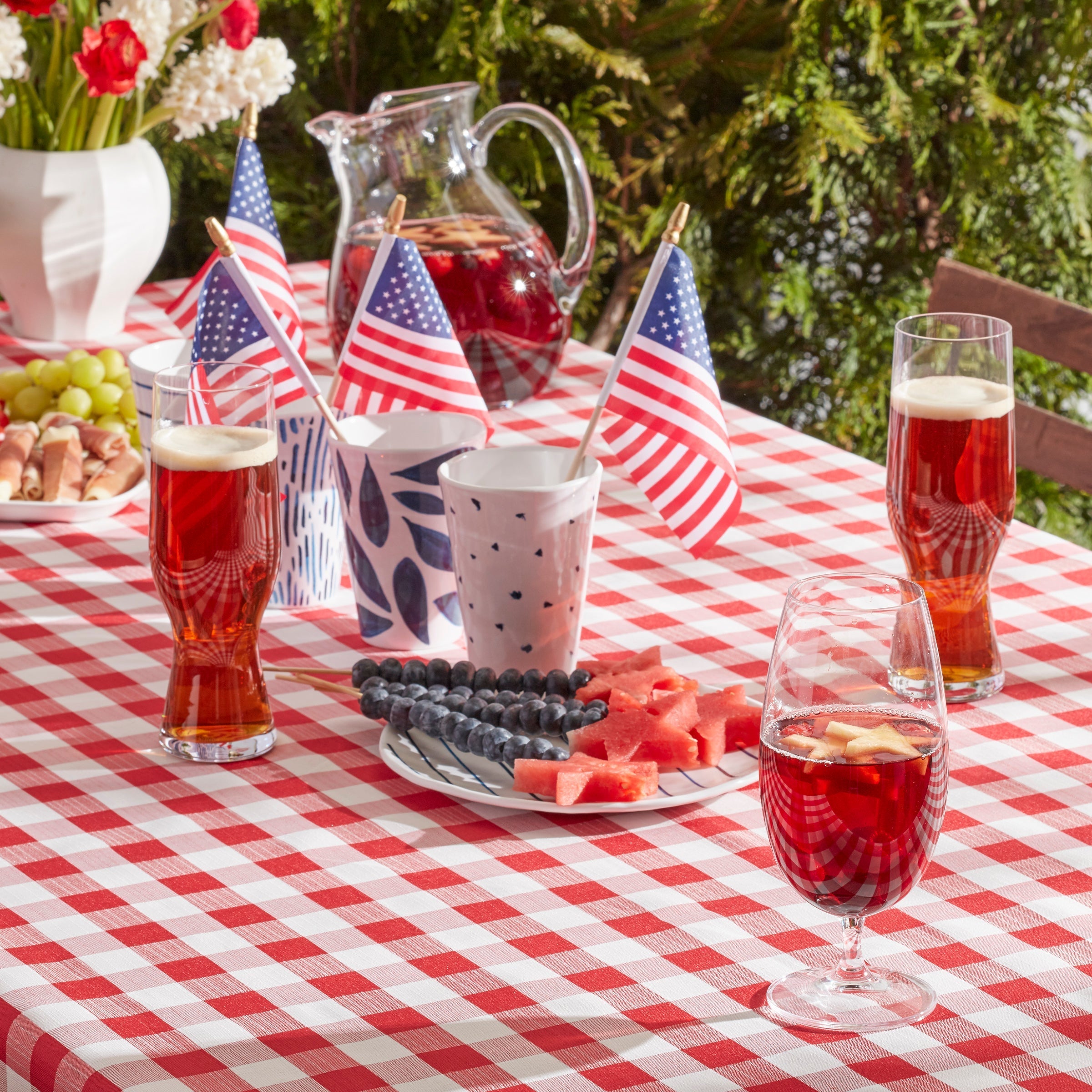 Gobelets assortis en mélamine Blue Bay - Lot de 4