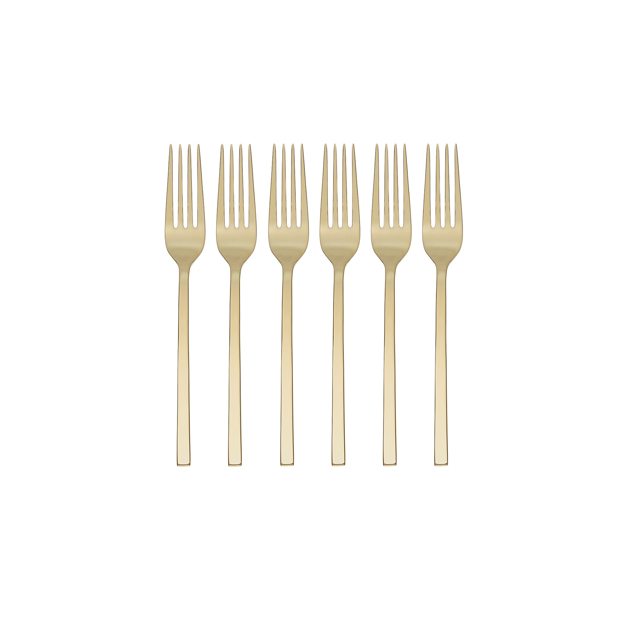 Fourchettes de table Allay Champagne - Lot de 6