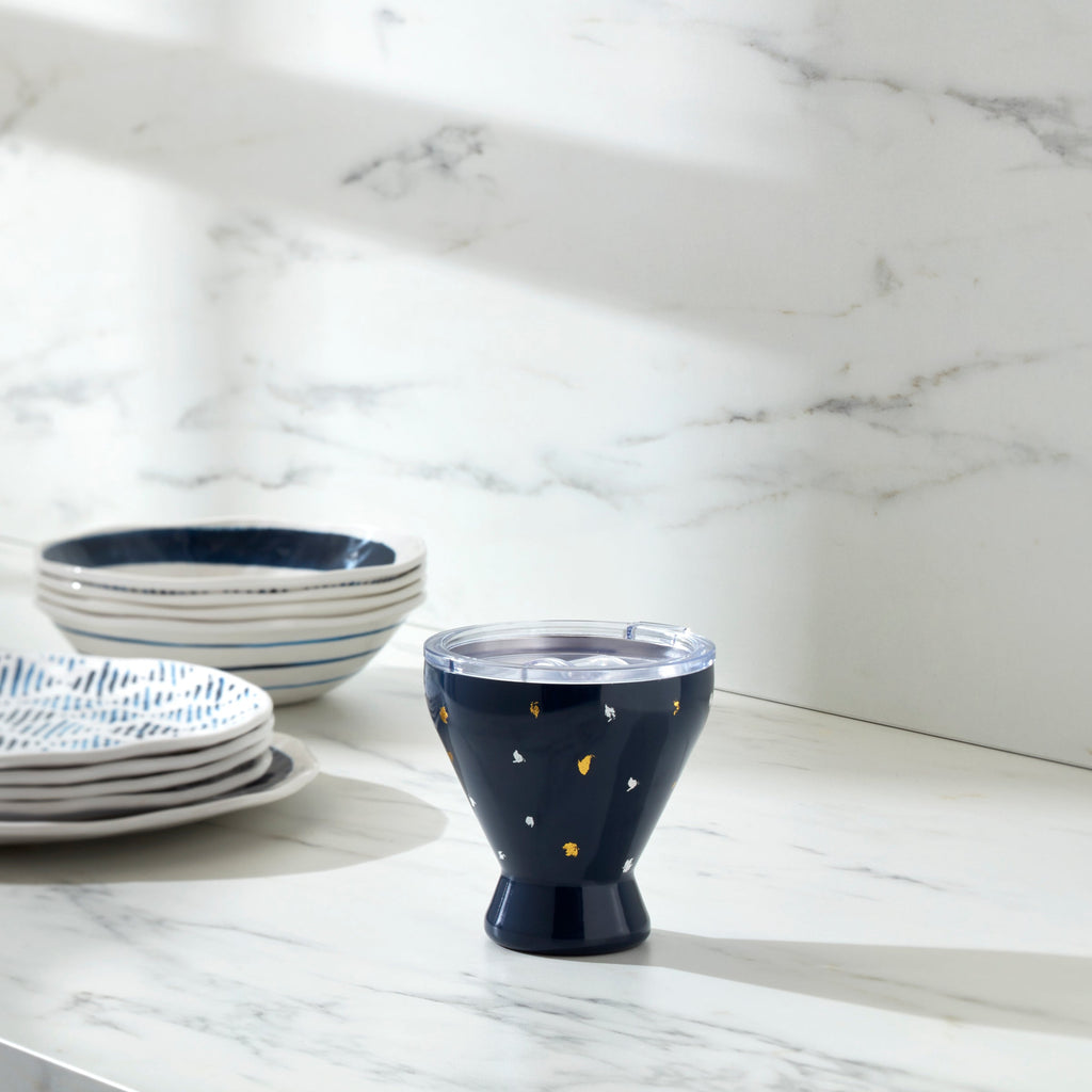 Gobelet à cocktail en acier inoxydable Blue Bay Dot