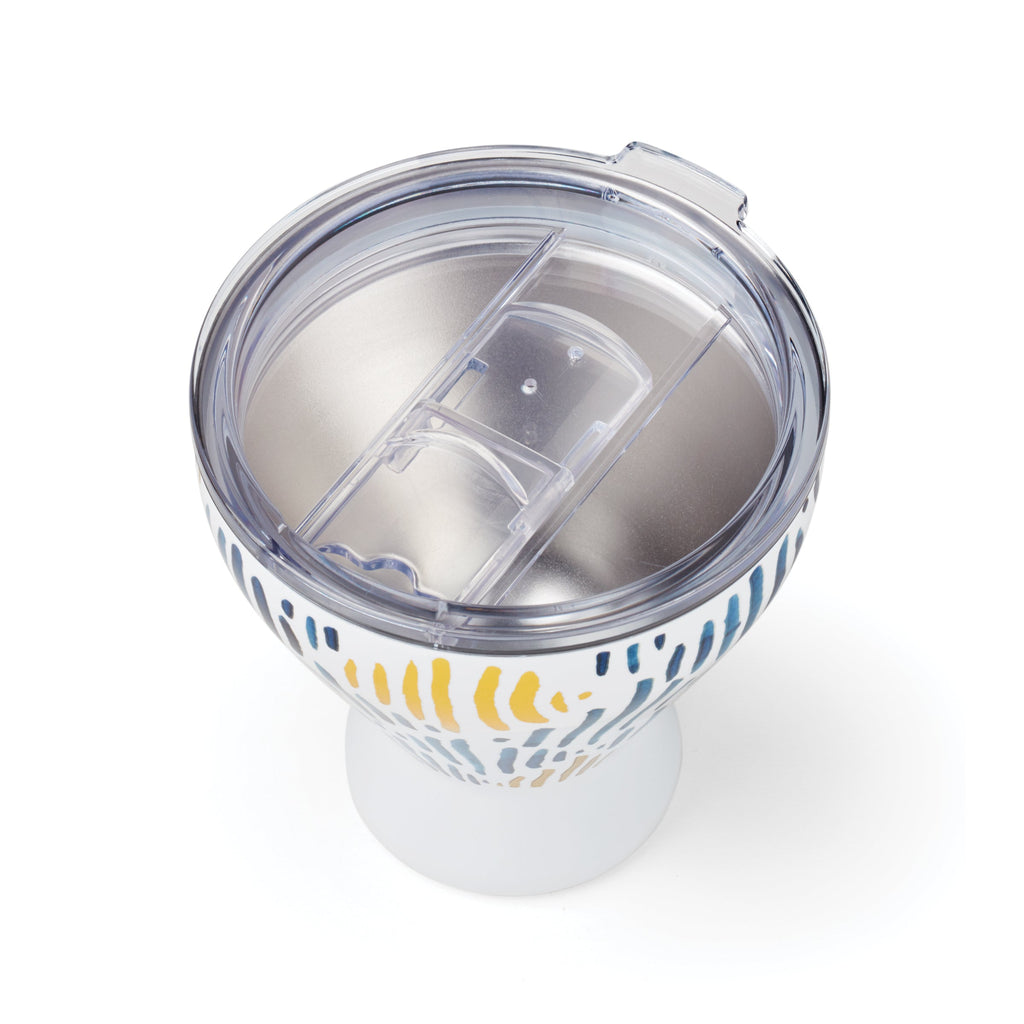 Gobelet à cocktail en acier inoxydable Blue Bay Ikat