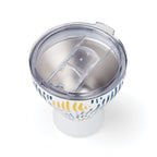 Gobelet à cocktail en acier inoxydable Blue Bay Ikat