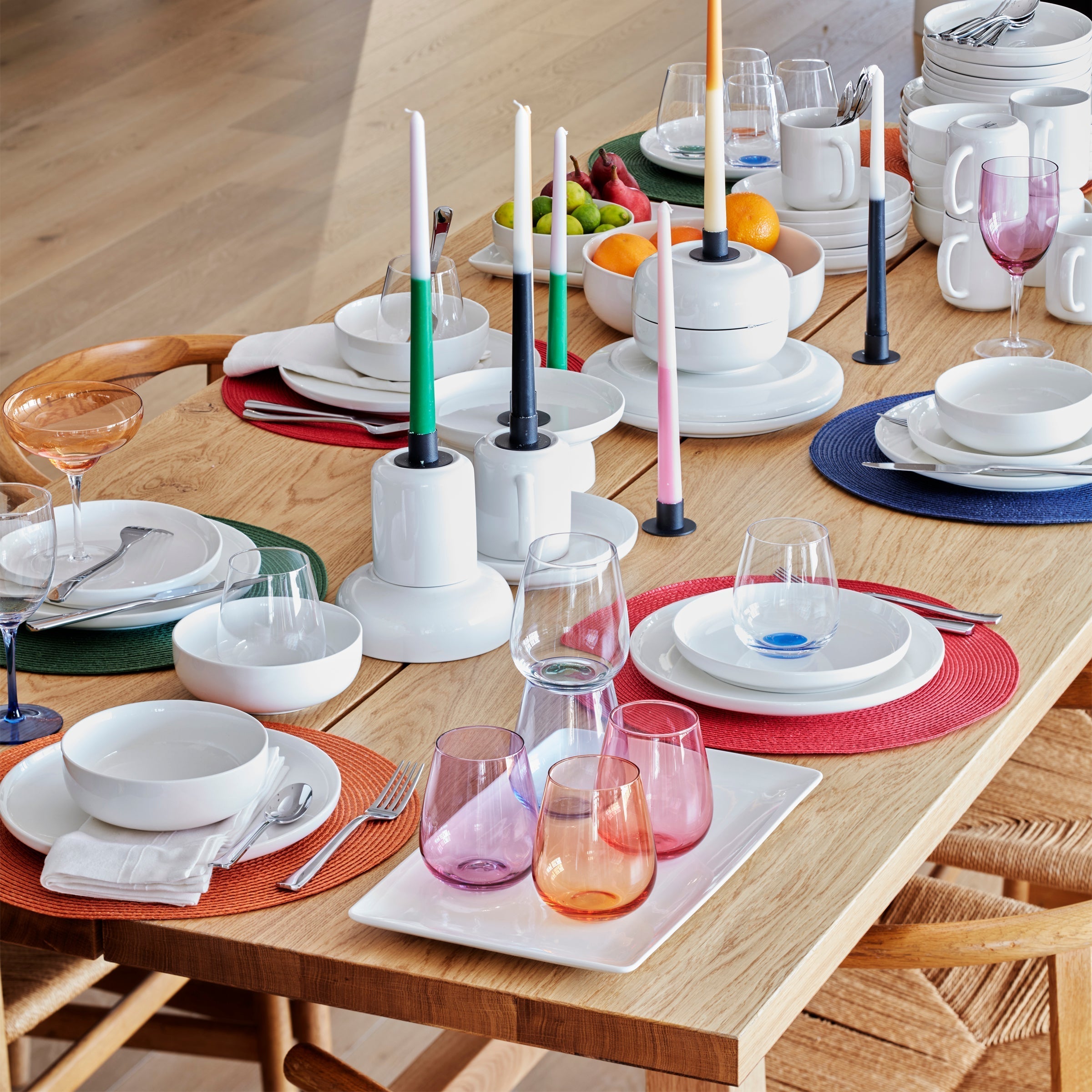 Service de table 12 pièces 24 Seven blanc