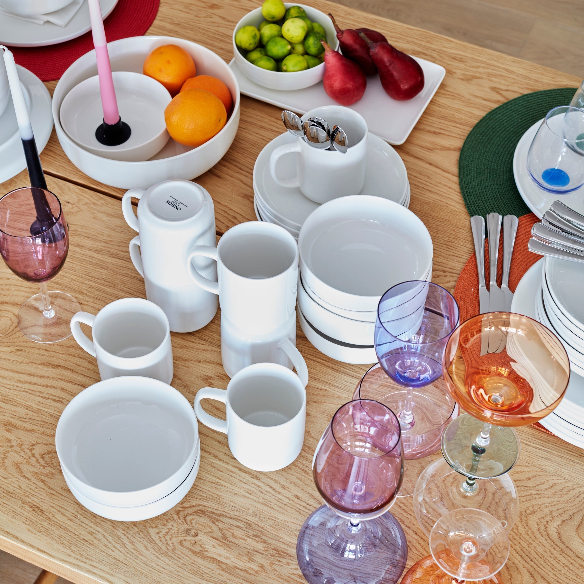 Service de table 12 pièces 24 Seven blanc