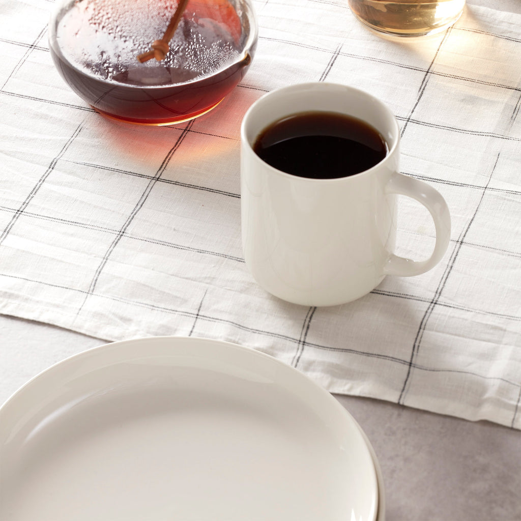 24 tasses blanches Seven - Lot de 4