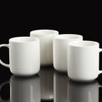 24 tasses blanches Seven - Lot de 4