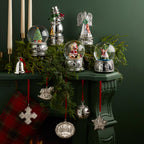 Ornement annuel en argent sterling en forme de croix de Noël 2025