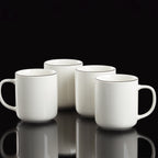 Lot de 4 tasses Seven à bord noir