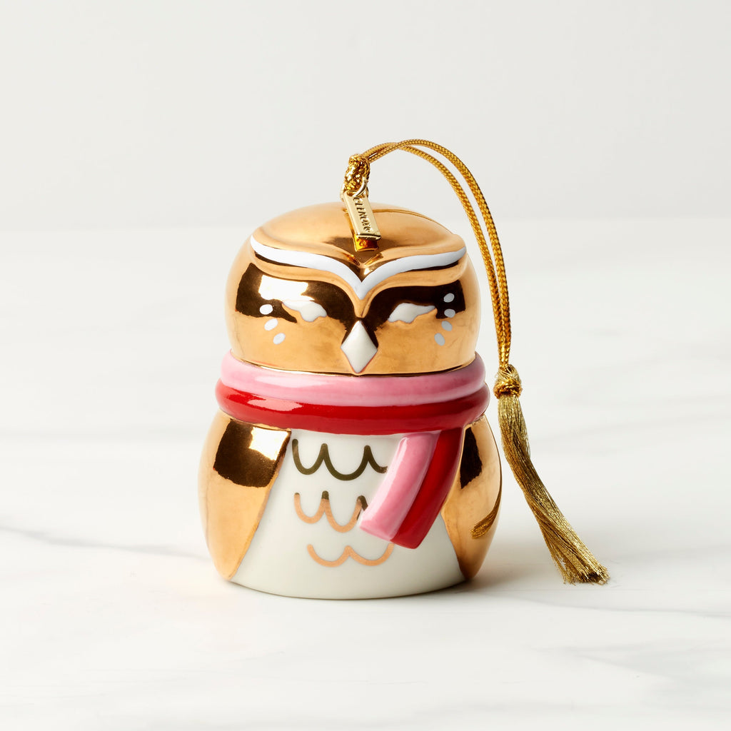 Ornement de hibou joyeux