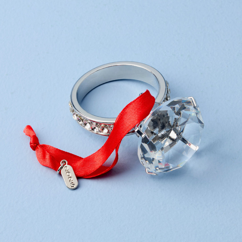 Ornement en métal pour bague de fiançailles 2025