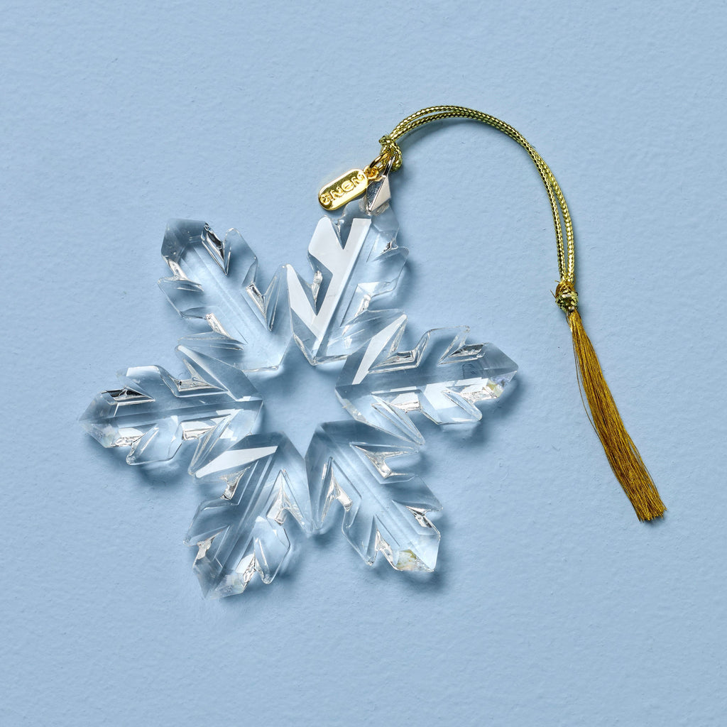 Ornement Flocon de Neige Optique 2025