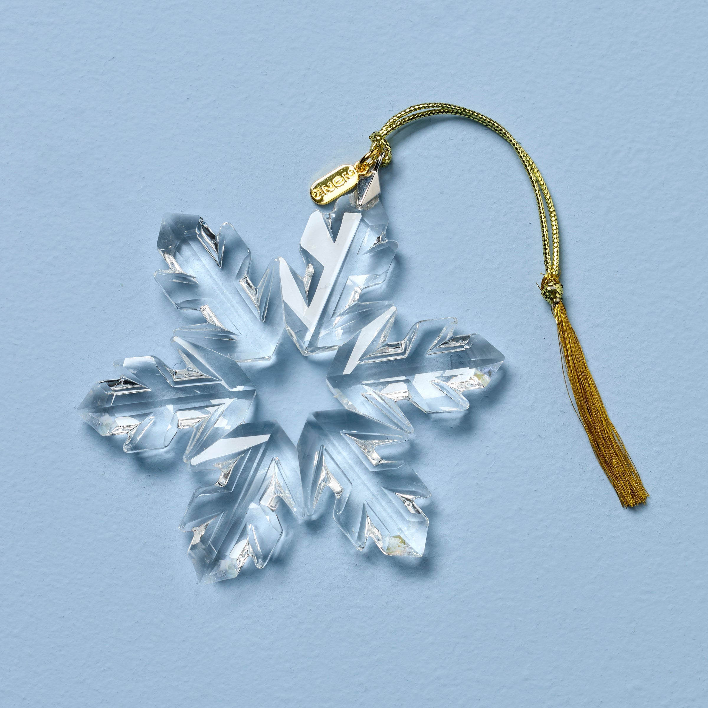 Ornement Flocon de Neige Optique 2025