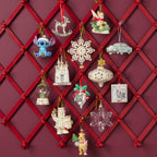 Ornement en métal argenté avec breloque cadre 2025