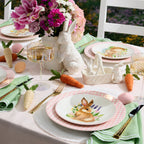 Assiettes décoratives lapin - Lot de 4