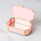 Boîte à bijoux rose « Je te chéris »