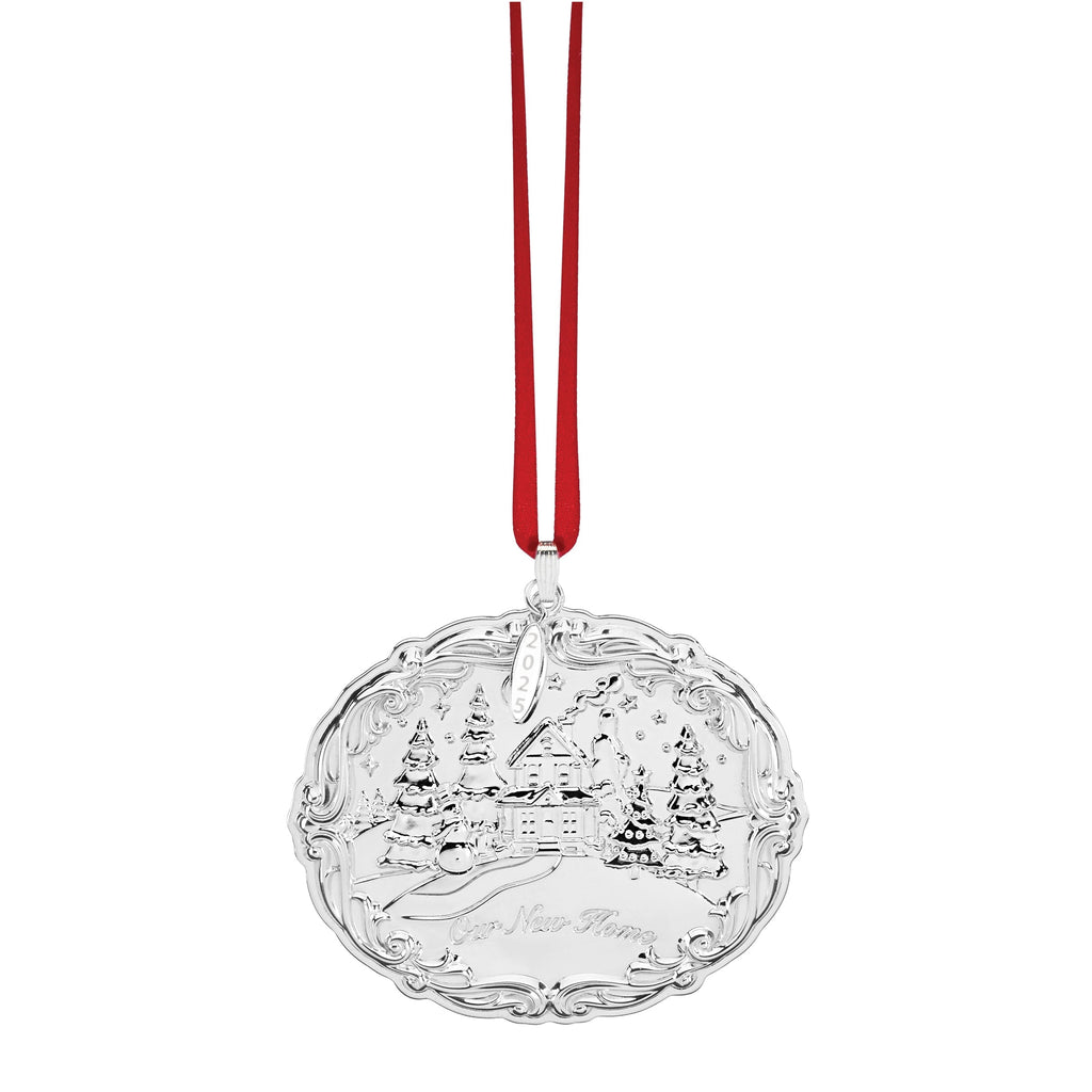 Ornement en argent sterling « Notre nouvelle maison » 2025