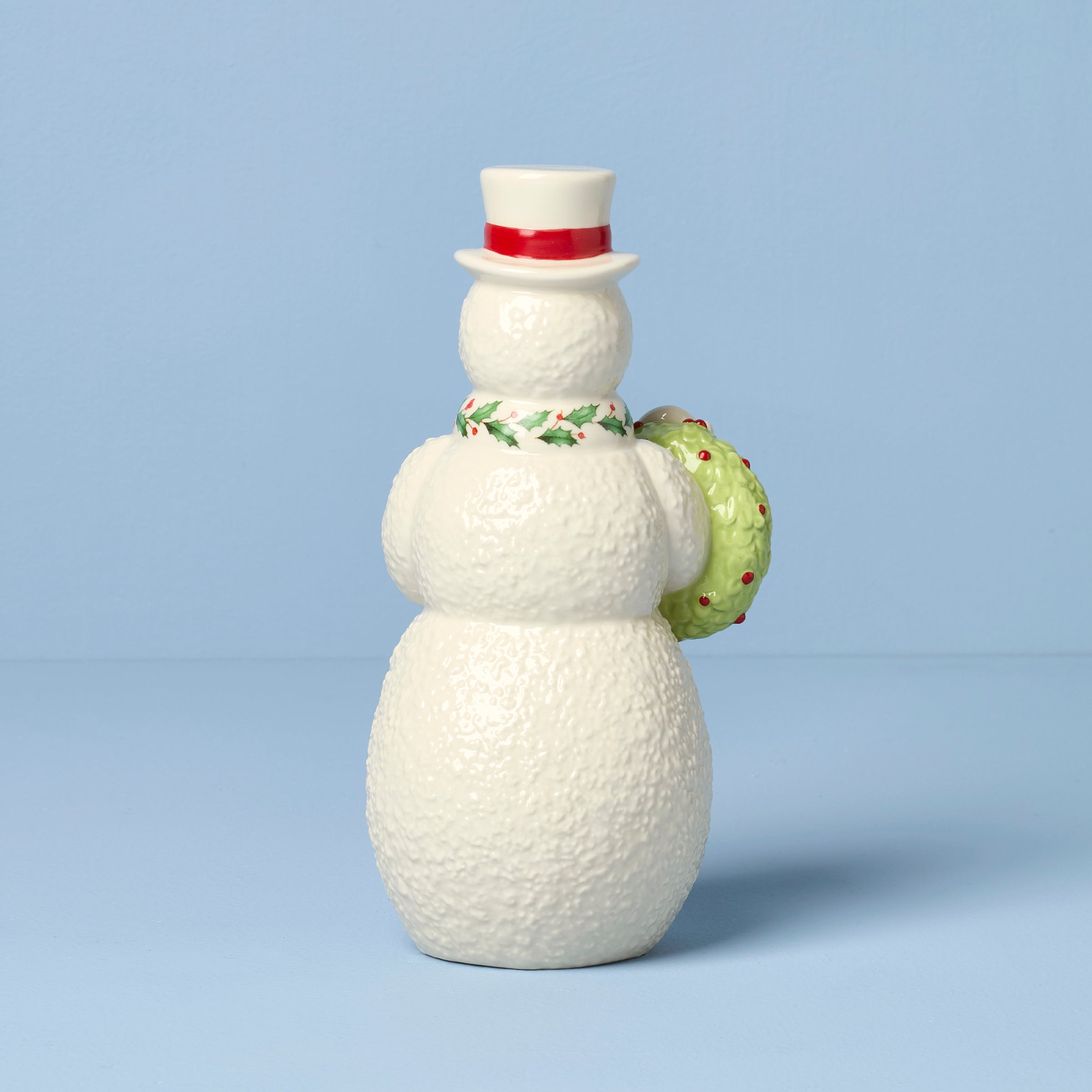 Figurine Bonhomme de neige avec couronne 2025
