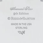 Ornement annuel en argent sterling Étoile 2025