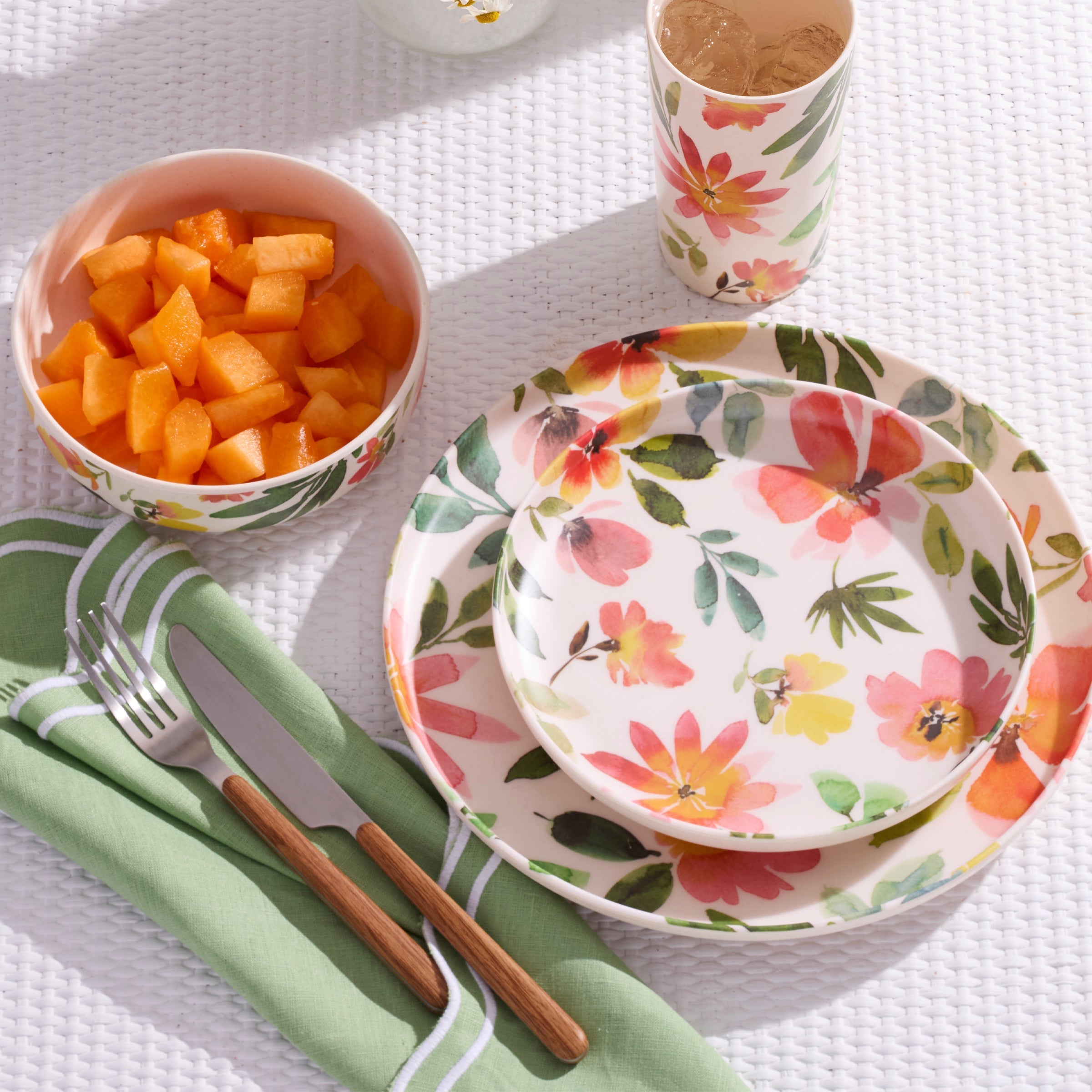 Ensemble de couverts 12 pièces 24 Seven Mirror avec manche en faux bois