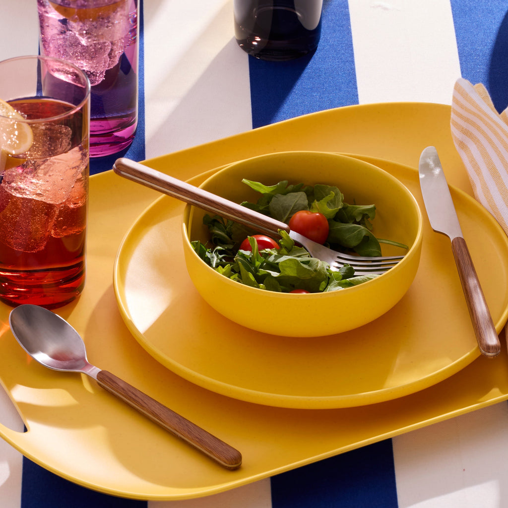 Ensemble de couverts 12 pièces 24 Seven Mirror avec manche en faux bois