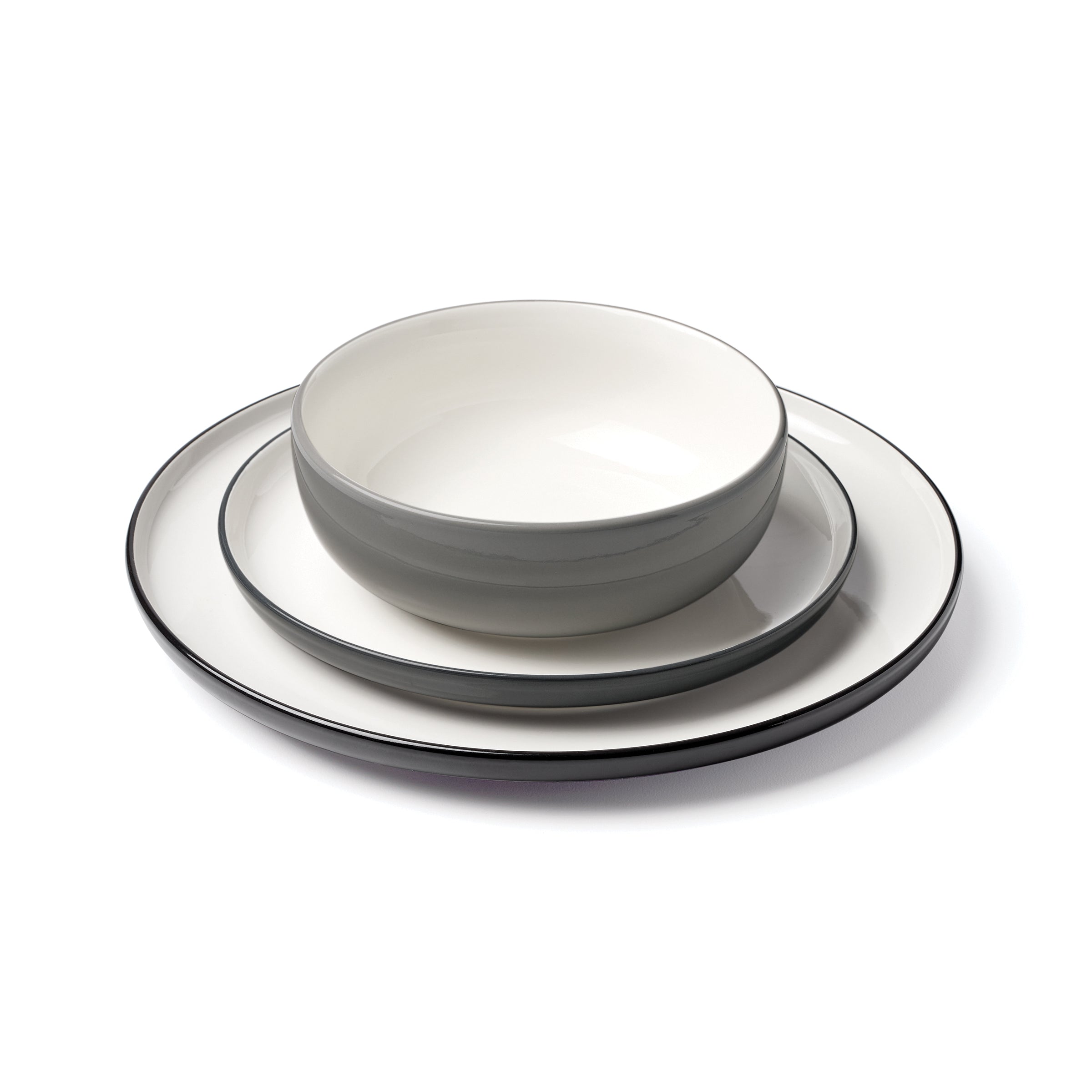 Service de table 12 pièces en pierre ponce 24 couleurs sept