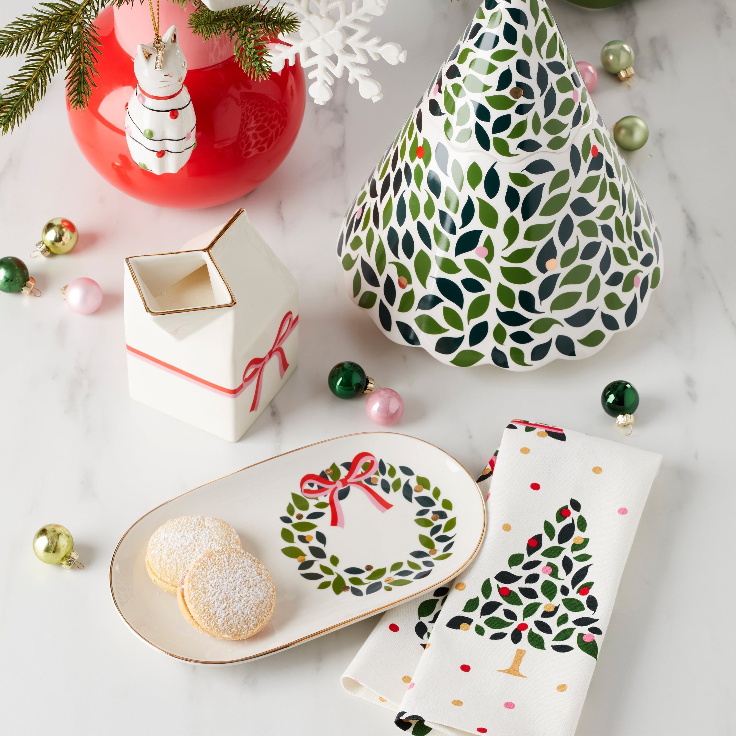 Assiette de lait et biscuits Be Jolly