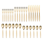 Ensemble de 30 miroirs Braga dorés