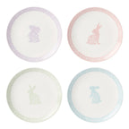 Assiettes décoratives Bunny Hop - Lot de 4