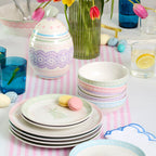 Assiettes plates Bunny Hop - Lot de 4