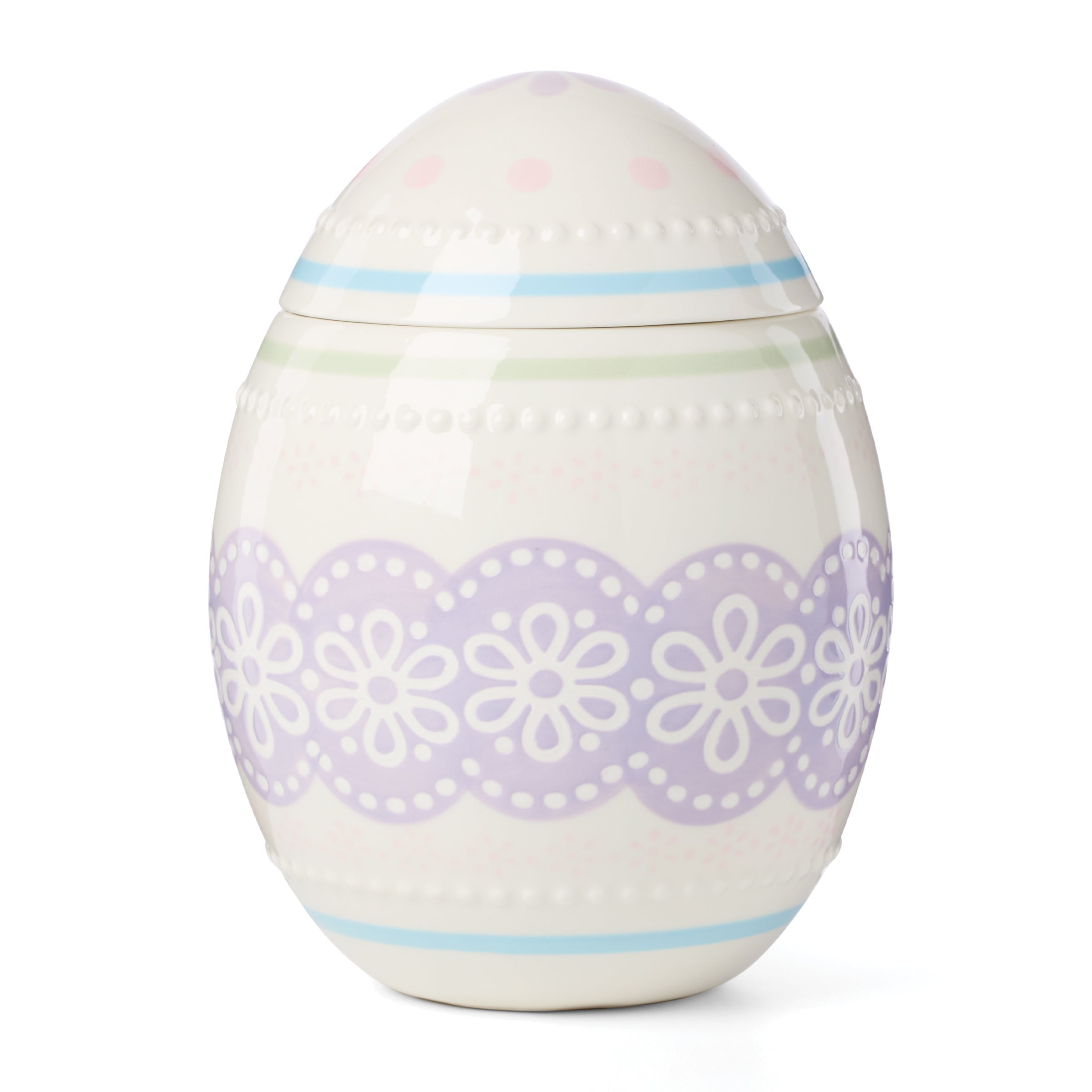 Bocal à bonbons en forme d'œuf de Pâques Bunny Hop