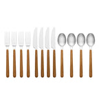 Ensemble de couverts 12 pièces 24 Seven Mirror avec manche en faux bois