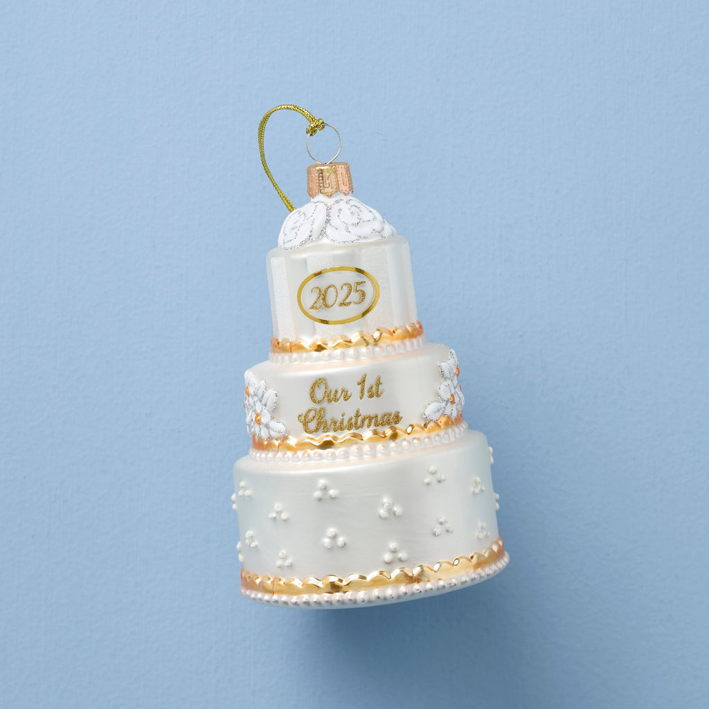 Ornement de Noël rétro en verre soufflé 2025