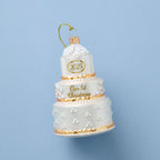 Ornement de Noël rétro en verre soufflé 2025