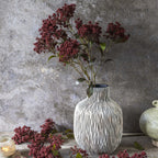 Tige artificielle de buddleia, rouge