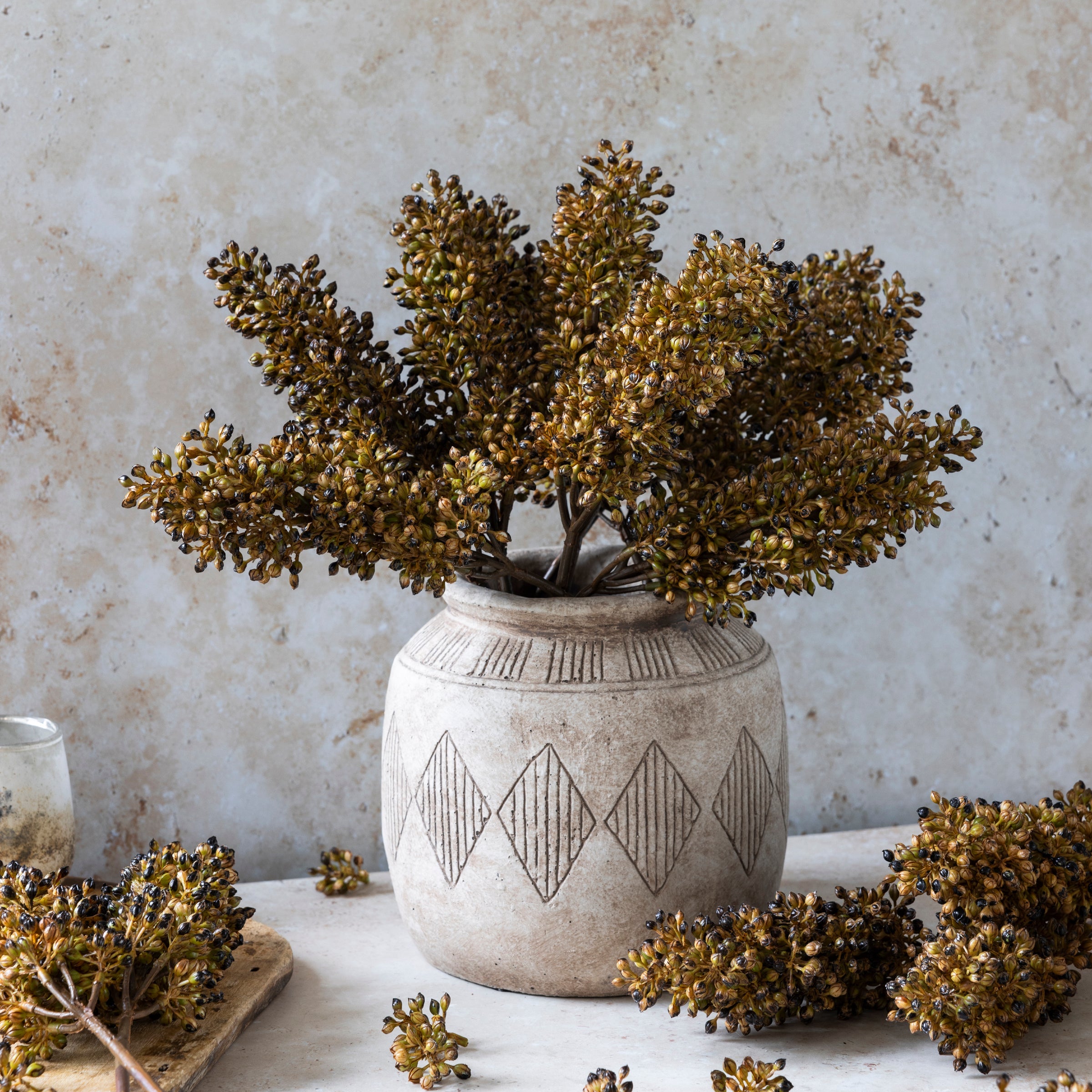 Tige de sorgho artificielle, couleur ambre