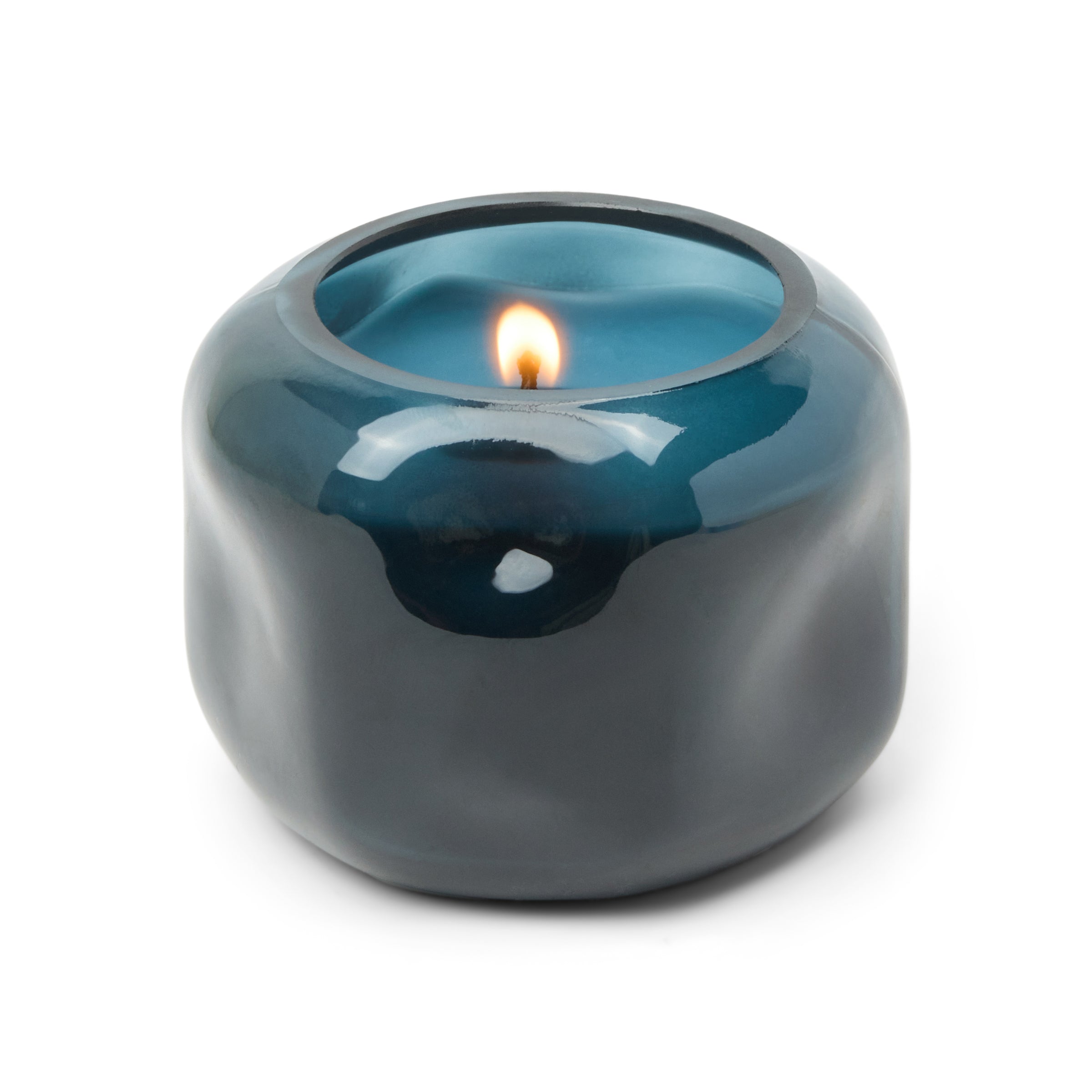 Bougie en cire de soja de 142 g (5 oz) au basalte, eau de rose et santal